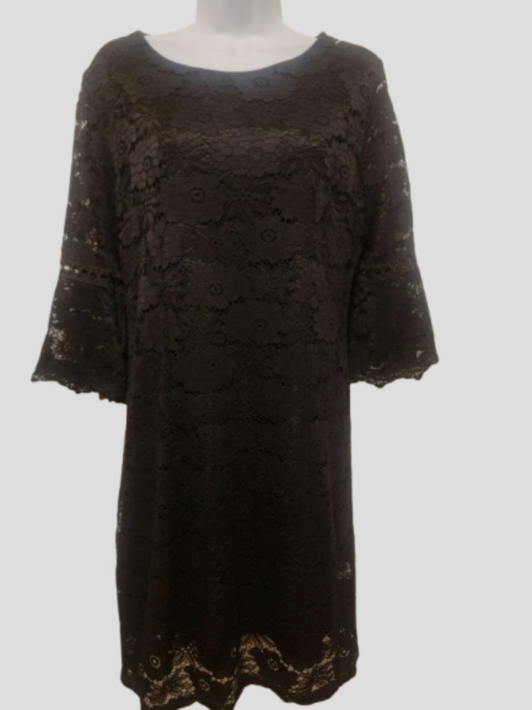 Nwt Little Black Lace Dress Twink Lady Size Medium